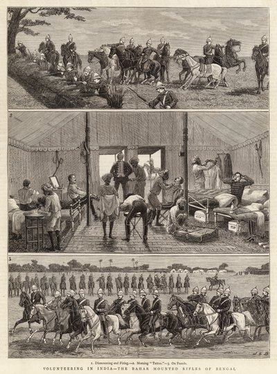 Volunteering in India, the Bahar Mounted Rifles of Bengal by John Charles Dollman